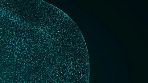 Abstract background with digital numbers. 3d rendering Illustrazione stock