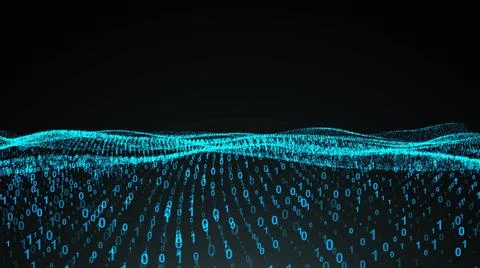 Abstract background with digital numbers. 3d rendering Abstract background... Stock-Fotos