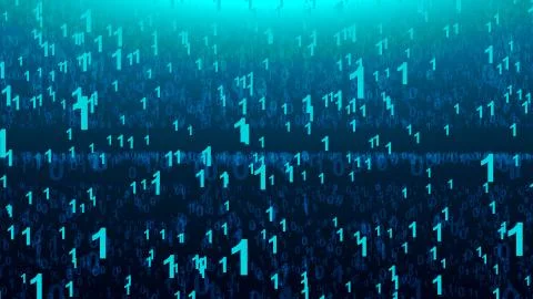 Abstract background with digital numbers 스톡 일러스트