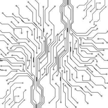 Abstract background of digital technologies Stock Illustration