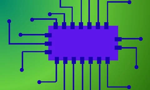 Abstract background, digital technology background, gradient background Stockillustratie