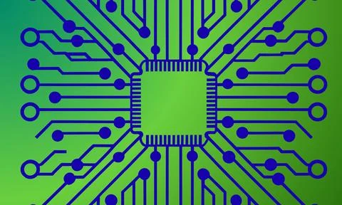 Abstract background, digital technology background, gradient background Stockillustratie