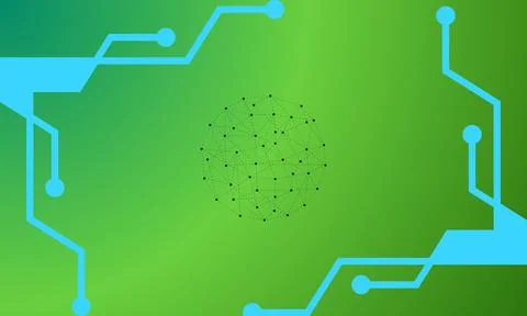 Abstract background, digital technology background, gradient background Stock-Illustration