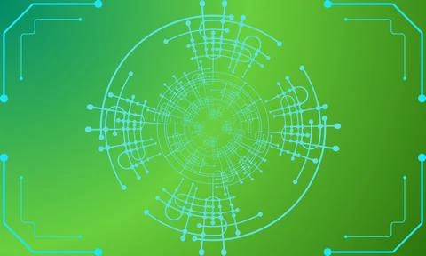 Abstract background, digital technology background, gradient background Stockillustratie
