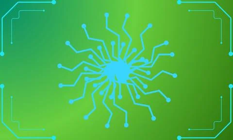 Abstract background, digital technology background, gradient background 库存插图