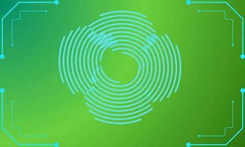 Abstract background, digital technology background, gradient background 库存插图