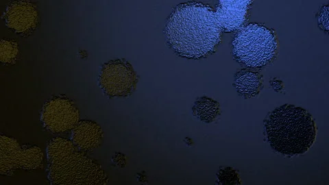 Abstract Background Digital Virus Coloured  5 Stock-Footage 142483661