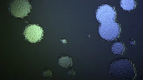 Abstract Background Digital Virus Coloured  12 Stock Footage 142489449