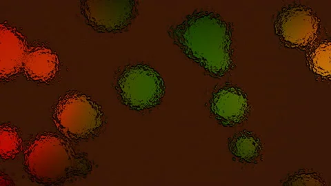 Abstract Background Digital Virus Coloured  22 Stock Footage 142500753