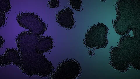 Abstract Background Digital Virus Coloured  37 Stock Footage 142950788