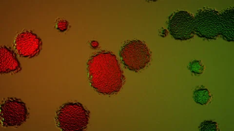 Abstract Background Digital Virus Coloured 49 Stock-Footage 142967817