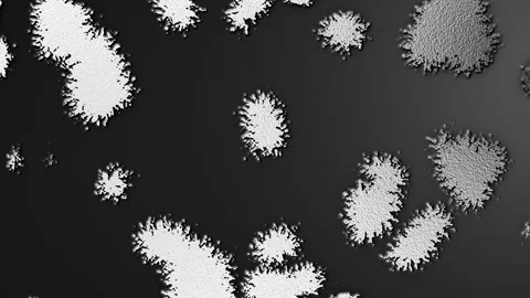 Abstract Background Digital Virus Greyscale 4 Stock Footage 141824171