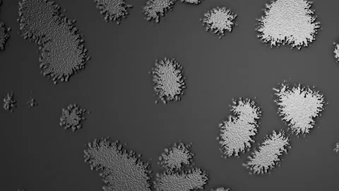 Abstract Background Digital Virus Greyscale 3 Stock-Footage 141824344