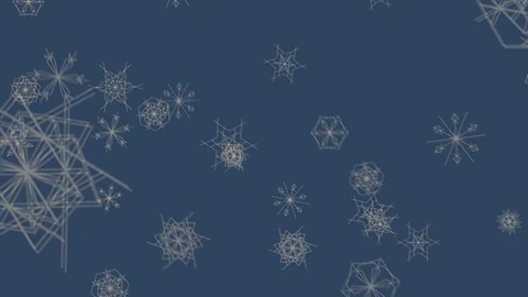 Abstract Background Digital Winter Snow 7 Stock Footage 99425877