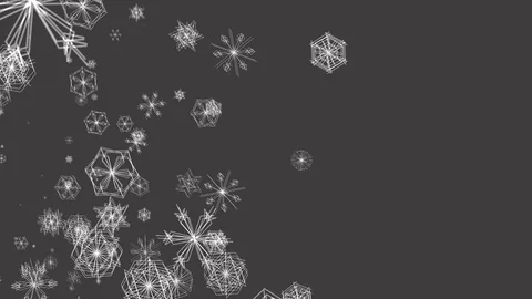 Abstract Background Digital Winter Snow 10 Stock-Footage 99426887