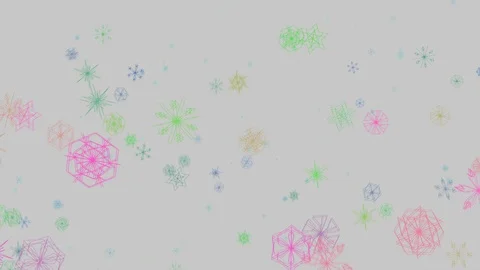 Abstract Background Digital Winter Snow 15 Stock-Footage 99427605