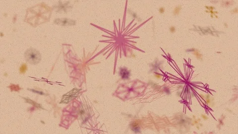 Abstract Background Digital Winter Snow 41 Stock Footage 99430572