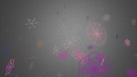 Abstract Background Digital Winter Snow 28 Stock Footage 99439132