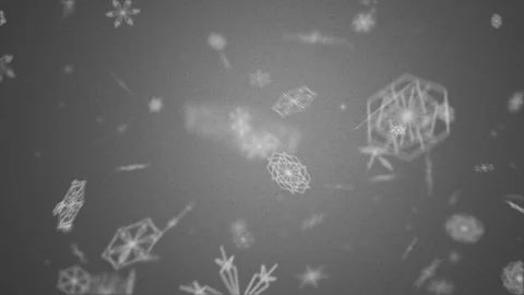 Abstract Background Digital Winter Snow 27 Stock Footage 99439620