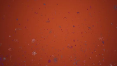 Abstract Background Digital Winter Snow 34 Stock-Footage 99455345