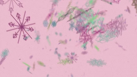 Abstract Background Digital Winter Snow 42 Stock Footage 99467190