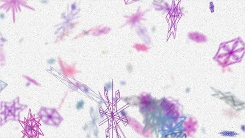 Abstract Background Digital Winter Snow 40 Stock-Footage 99477255