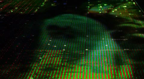 Abstract background of diodes Stock Photos