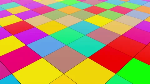 Abstract background with disco floor. Technology colorful backdrop Stock Footage 140622172