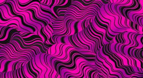 Abstract Background distorted lines liquid shape. Psychedelic stripes. Vector Stock Illustration