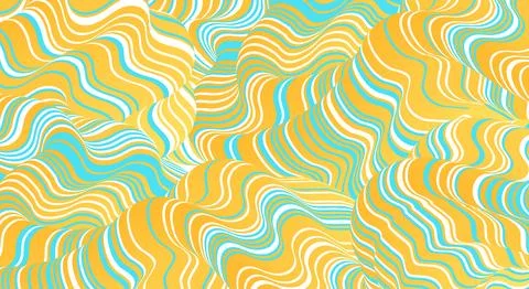 Abstract Background distorted lines liquid shape. Psychedelic stripes. Vector Stock Illustration