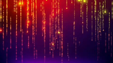 Abstract background of Dital Rain, falling glittering particles as festive rain. 스톡 동영상 91577546