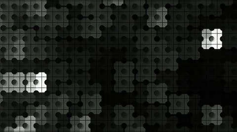 Abstract background divided by narrow black lines into small squares with 스톡 일러스트
