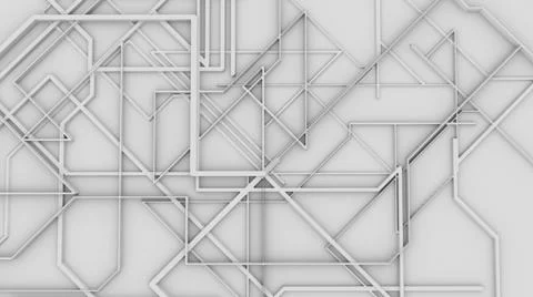 Abstract background with dividers forming geometric blocks, computer generated Stock Illustration