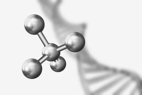Abstract background . DNA molecule with X chromosomes Illustrazione stock