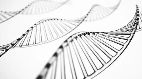 Abstract background . DNA molecule with X chromosomes Stock Illustration