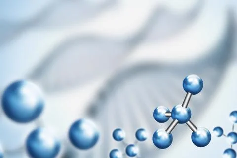 Abstract background . DNA molecule with X chromosomes Stock Photos
