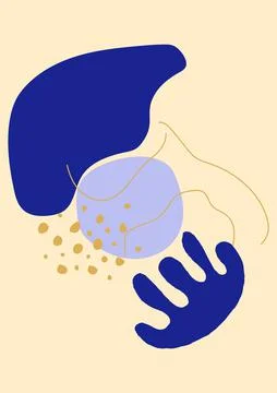 Abstract background. Doodle pattern, geometric elements, scribble style Stock Illustration