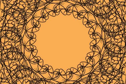 Abstract background with doodle pattern, illustration for your design 스톡 사진