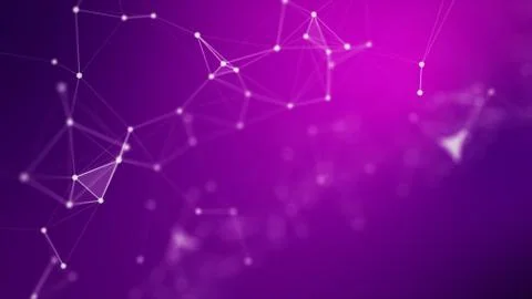 Abstract background Dot and connect line for cyber technology futuristic and Illustrazione stock