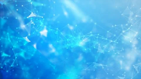 Abstract background Dot and connect line for cyber technology futuristic and Illustrazione stock