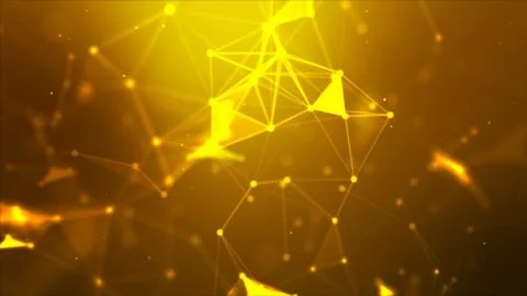 Abstract background Dot and connect line for cyber technology futuristic and Stockillustratie