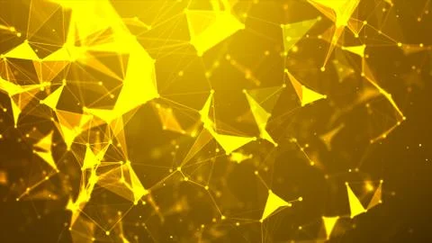 Abstract background Dot and connect line for cyber technology futuristic and Stock Illustration