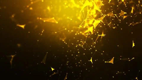 Abstract background Dot and connect line for cyber technology futuristic and Stockillustratie