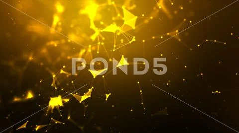 Abstract background Dot and connect line for cyber technology futuristic and Stock Illustration