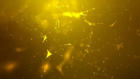 Abstract background Dot and connect line for cyber technology futuristic and Stockillustratie