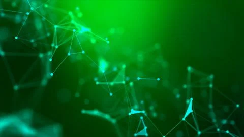 Abstract background Dot and connect line for cyber technology futuristic and イラスト素材