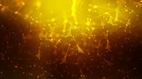 Abstract background Dot and connect line for cyber technology futuristic and  Stockillustratie