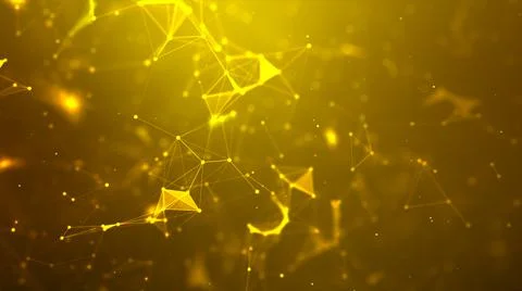 Abstract background Dot and connect line for cyber technology futuristic and Illustrazione stock