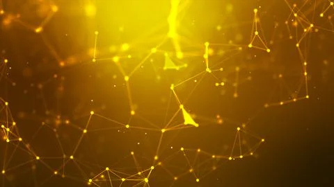 Abstract background Dot and connect line for cyber technology futuristic an.. Stock Illustration