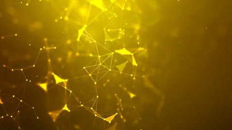 Abstract background Dot and connect line for cyber technology futuristic an.. Stock Illustration